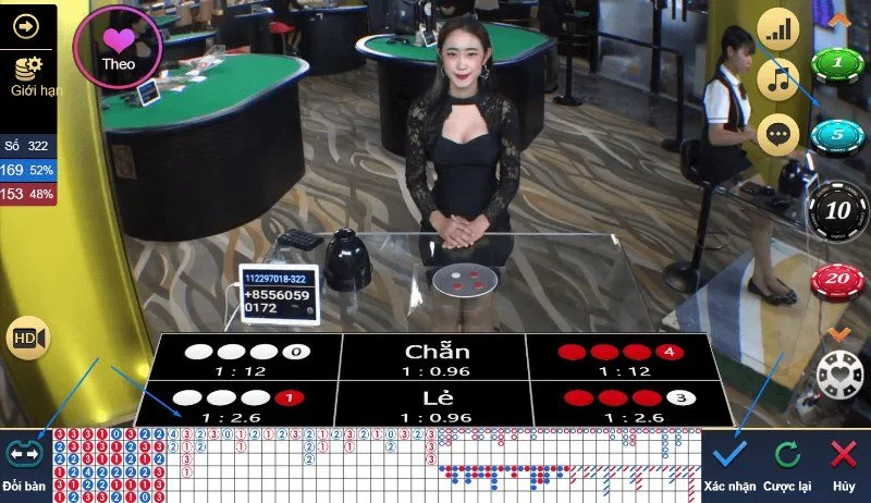 Chơi live casino tại nhà cái là hình thức khá phổ biến 