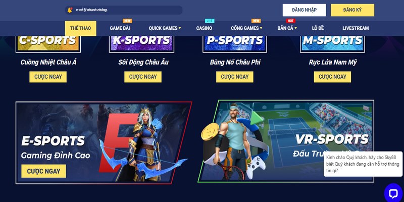 E-sports được nhiều khách hàng yêu thích